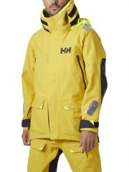 Kurtka Żeglarska Męska Helly Hansen Skagen Offshore. Żółte kurtki Helly Hansen, m, bez wzorów, z materiału, bez kaptura. Za 1,999.00 zł.