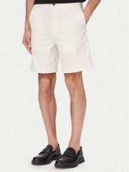 HUGO Szorty materiałowe Genar261S 50567293 Kremowy Slim Fit. Białe szorty Hugo, m, bez wzorów, z bawełny. Za 399.99 zł.