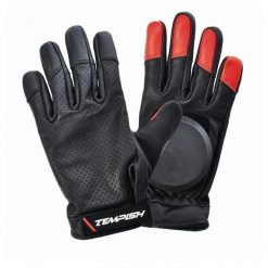 Rękawiczki do longboardu TEMPISH Red Devil. Czarne rękawiczki Tempish, bez wzorów, ze skóry. Za 229.00 zł.