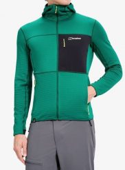 Bluza rozpinana męska Berghaus Ridge-Hiker Hoody. Zielone bluzy z kapturem Berghaus, m, bez wzorów, z materiału, z kapturem. Za 571.99 zł.