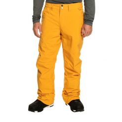 Spodnie snowboardowe męskie Quiksilver Estate. Żółte spodnie narciarskie i snowboardowe Quiksilver, m, bez wzorów, narciarskie. Za 329.99 zł.