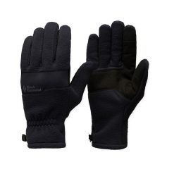 Rękawiczki polarowe Black Diamond Everyday Fleece Gloves pięciopalczaste. Czarne rękawiczki Black Diamond, bez wzorów, z polaru. Za 179.00 zł.