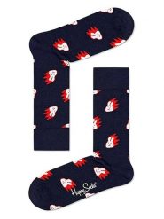 Happy Socks Skarpety w kolorze granatowym rozmiar: 36-40. Niebieskie skarpety Happy Socks, bez wzorów, prążkowane. Za 30.56 zł.