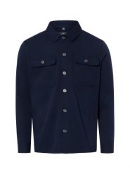 Nils Sundström koszula typu overshirt Mężczyźni Regular Fit biały, S. Białe koszule Nils Sundström, m, bez wzorów, bez kołnierzyka, bez ramiączek. Za 349.95 zł.