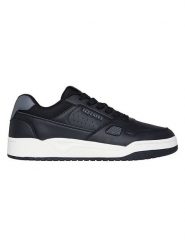 Skechers Skórzane sneakersy "Koopa - Harry Kane" w kolorze czarnym rozmiar: 48,5. Czarne buty sportowe casual Skechers, bez wzorów, bez zapięcia. Za 260.99 zł.
