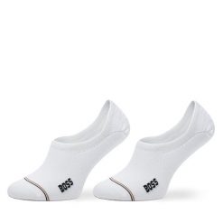 Stopki BOSS. Białe skarpety Boss, bez wzorów. Za 69.99 zł.