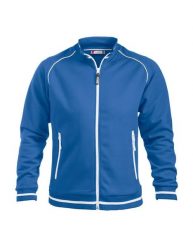 Clique Craig kurtka unisex z dzianiny strukturalnej, szczotkowane wnętrze. Niebieskie kurtki CLIQUE, s, bez wzorów, z bawełny, bez kaptura. Za 292.85 zł.