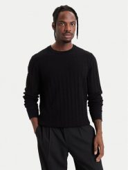 HUGO Sweter Simond 50570261 Czarny Regular Fit. Czarne swetry rozpinane Hugo, m, bez wzorów, z bawełny, bez kołnierzyka, bez ramiączek. Za 549.99 zł.