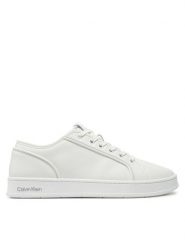 Calvin Klein Sneakersy HM0HM01588 Biały. Białe buty sportowe casual CALVIN KLEIN, bez wzorów, ze skóry, bez zapięcia. Za 529.99 zł.