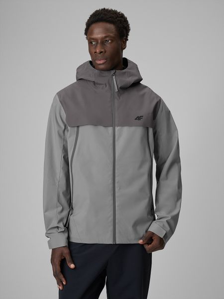4F Kurtka przejściowa membrana 5000 męska - szara XXL. Szare kurtki 4F, l, bez wzorów, z materiału, bez kaptura. Za 399.99 zł.