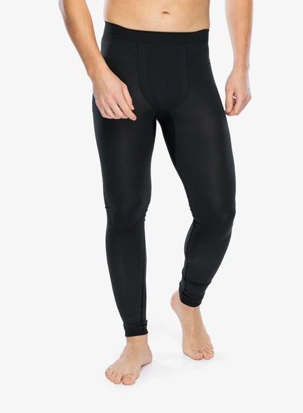 Legginsy termoaktywne męskie Odlo Performance Light Eco BL Bottom Long. Czarne bielizna termoaktywna ODLO, m, bez wzorów, z elastanu, bez ramiączek, narciarskie. Za 219.99 zł.