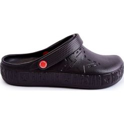 Męskie Lekkie Klapki Kroksy Big Star II175001 Czarne. Czarne klapki z tworzywa sztucznego. Za 131.88 zł.