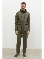 Ecoalf Kurtka przeciwdeszczowa "Aneto" w kolorze oliwkowym rozmiar: L. Brązowe kurtki outdoor i hardshell Ecoalf, l, bez wzorów, z materiału, bez kaptura. Za 247.69 zł.