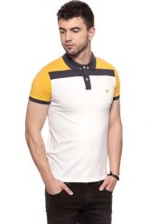 POLO WRANGLER FUNKY POLO AMBER YELLOW W7B50G3UY 112131489. Żółte koszulki polo Wrangler, s, bez wzorów, bez kołnierzyka, bez ramiączek. W wyprzedaży za 39.99 zł.