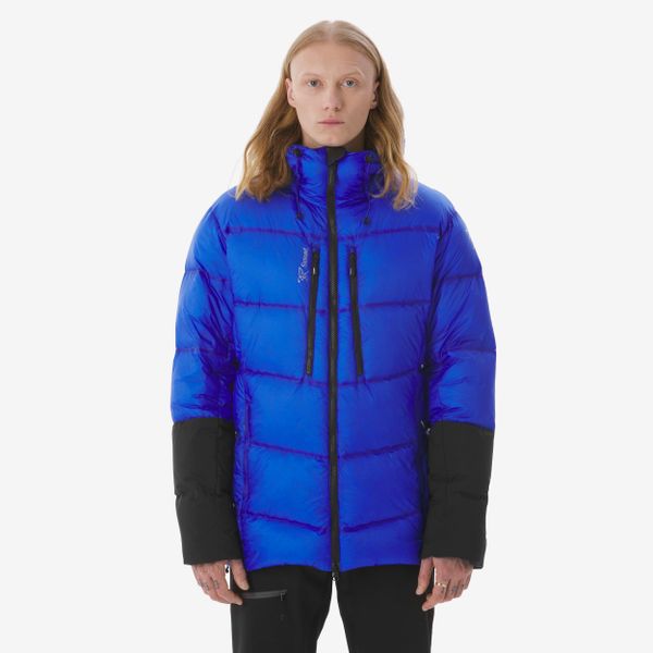Kurtka alpinistyczna puchowa męska Makalu -27°C. Czarne odzież kompresyjna SIMOND, na zimę, l, bez wzorów, z bawełny, tenisowe. Za 889.99 zł.