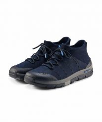 Buty turystyczne męskie wodoodporne Brubeck TREK MERINO. Niebieskie buty turystyczne Brubeck, na wiosnę, bez wzorów, z materiału, bez zapięcia, trekkingowe. Za 424.15 zł.