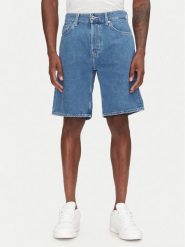 Pepe Jeans Szorty jeansowe PM801176 Niebieski Loose Fit. Niebieskie szorty Pepe Jeans, m, bez wzorów, z bawełny. Za 289.99 zł.