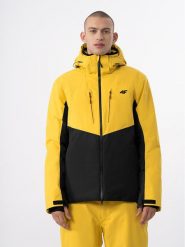 4F Kurtka narciarska 4FAW23TTJAM284 Żółty Regular Fit. Żółte kurtki narciarskie i snowboardowe 4F, m, bez wzorów, z syntetyku, narciarskie. Za 959.99 zł.