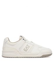 EA7 Emporio Armani Sneakersy X8X234 XK422 MZ555 Biały. Białe buty sportowe casual EA7 Emporio Armani, bez wzorów, ze skóry, bez zapięcia. Za 679.99 zł.