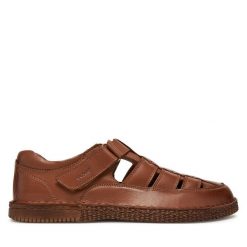 Sandały Go Soft. Brązowe sandały GO SOFT, bez zapięcia. Za 199.99 zł.