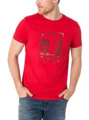 Timezone Koszulka w kolorze czerwonym rozmiar: XL. Czerwone bezrękawniki Timezone, xl, bez wzorów, z bawełny, bez kołnierzyka, bez ramiączek. Za 43.99 zł.