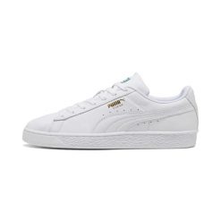 Recyklingowe Skórzane Trampki Puma Suede. Białe trampki Puma, m, bez wzorów, bez zapięcia. Za 478.10 zł.
