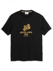 Scotch & Soda Koszulka w kolorze czarnym rozmiar: M. Czarne bezrękawniki Scotch & Soda, m, bez wzorów, z bawełny, bez kołnierzyka, bez ramiączek. Za 74.63 zł.