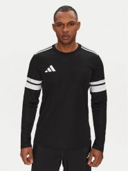 Adidas Koszulka techniczna Squadra 25 Jersey JF6073 Czarny Slim Fit. Czarne t-shirty sportowe Adidas, bez wzorów, z jersey, bez ramiączek, do piłki nożnej. Za 89.99 zł.