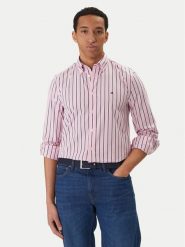 Tommy Hilfiger Koszula MW0MW42441 Różowy Regular Fit. Czerwone koszule Tommy Hilfiger, m, bez wzorów, z bawełny, bez kołnierzyka, bez ramiączek. Za 369.99 zł.
