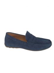 S.Oliver Skórzane mokasyny w kolorze granatowym rozmiar: 46. Niebieskie botki sznurowane S.Oliver, bez wzorów, bez obcasa, bez zapięcia. Za 197.63 zł.