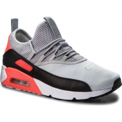 Buty NIKE - Air Max 90 Ez AO1745 002 Pure Platinum/Wolf Grey/Black. Szare buty sportowe casual marki Nike, z materiału. W wyprzedaży za 459.00 zł.