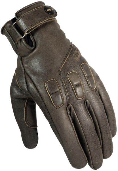 Rękawiczki LS2 Jazz Man Cracker skóra zimowe męskie XL. Brązowe rękawiczki L2S, na zimę, bez wzorów, ze skóry. Za 408.45 zł.