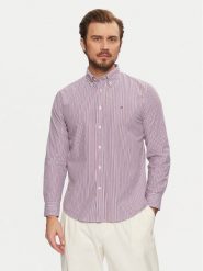 Tommy Hilfiger Koszula Classic MW0MW37549 Czerwony Regular Fit. Czerwone koszule Tommy Hilfiger, m, bez wzorów, z bawełny, bez kołnierzyka, bez ramiączek. Za 279.99 zł.