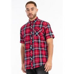 Koszula Lonsdale Brixworth. Czerwone koszule Lonsdale, xl, bez wzorów, z bawełny, bez kołnierzyka, bez ramiączek. Za 294.00 zł.