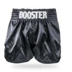 Spodenki do boksu tajskiego Booster Fight Gear Tbt Plain V2. Czarne szorty BOOSTER FIGHT GEAR, bez wzorów, sportowe. Za 230.50 zł.