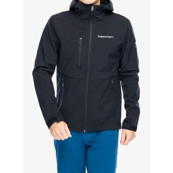 Kurtka softshell męska Hannah Briston. Szare kurtki Hannah, m, bez wzorów, z softshellu, bez kaptura. Za 390.99 zł.
