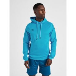 Bluza do piłki ręcznej dla dorosłych Hummel hml CORE XK poly z kapturem. Niebieskie bluzy z kapturem Hummel, l, bez wzorów, z kapturem. Za 217.50 zł.