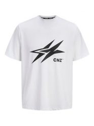 CNZ Koszulka sportowa "Amsterdam" w kolorze białym rozmiar: L. Białe t-shirty sportowe CNZ, bez wzorów, z materiału, bez ramiączek, outdoorowe. Za 48.62 zł.