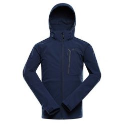 Kurtka softshell męska Alpine Pro Hoor. Niebieskie kurtki Alpine Pro, m, bez wzorów, z softshellu. W wyprzedaży za 399.00 zł.