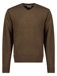 Geographical Norway Sweter "Froste" w kolorze brązowym rozmiar: XXL. Brązowe swetry nierozpinane Geographical Norway, xxl, bez wzorów, bez kołnierzyka, bez ramiączek. Za 100.04 zł.