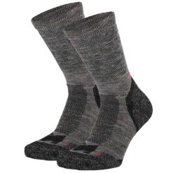 Skarpety turystyczne - Wełna Merino - Multi antracyt - 2 pary. Brązowe skarpety Xtreme, bez wzorów, z poliamidu. Za 143.29 zł.