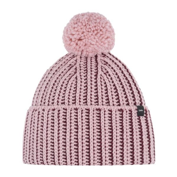 Czapka Eisbar Ronda Pompon MÜ. Czerwone czapki zimowe Eisbar, bez wzorów, z wełny. W wyprzedaży za 187.43 zł.