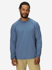 Marmot Koszulka funkcyjna "Windridge" w kolorze niebieskim rozmiar: XL. Niebieskie t-shirty sportowe Marmot, bez wzorów, z materiału, bez ramiączek, outdoorowe. Za 123.45 zł.