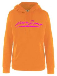 Plein Sport Bluza w kolorze pomarańczowym rozmiar: S. Pomarańczowe bluzy Plein Sport, s, bez wzorów, z kapturem. Za 252.12 zł.