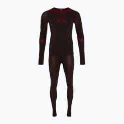 Komplet bielizny termoaktywnej męskiej ODLO Fundamentals Performance Warm. Czarne bielizna termoaktywna ODLO, na zimę, m, bez wzorów, bez ramiączek, narciarskie. Za 299.99 zł.