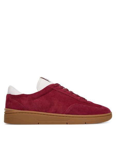 MICHAEL Michael Kors Sneakersy Wilton 42T5WLFS1S Bordowy. Czerwone buty sportowe casual MICHAEL Michael Kors, bez wzorów, z nubiku, bez zapięcia. Za 629.99 zł.