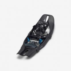 Rakiety śnieżne duża rama Quechua SH500 mountain. Czarne buty trekkingowe QUECHUA, bez wzorów, bez zapięcia. Za 429.99 zł.