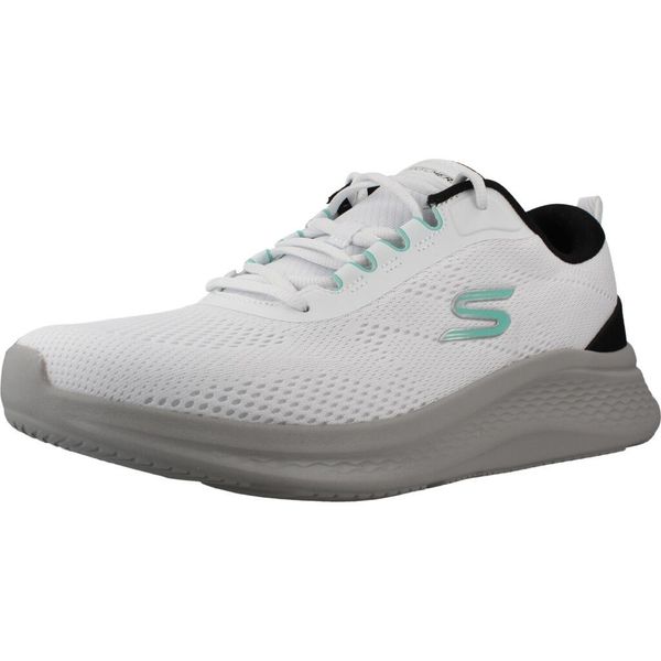 Buty SKECHERS SKECH LITE PRO 2.0 BERRIX Biały. Białe buty turystyczne Skechers, bez wzorów, z tkaniny, bez zapięcia, na fitness i siłownię. Za 175.99 zł.