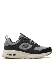 Skechers Sneakersy Skech-Air Court-Yatton 232648/BKGY Czarny. Czarne buty sportowe casual Skechers, bez wzorów, z materiału, bez zapięcia. Za 249.99 zł.