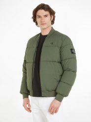 Calvin Klein Kurtka zimowa w kolorze khaki rozmiar: 3XL. Brązowe kurtki CALVIN KLEIN, na zimę, xl, bez wzorów, prążkowane, bez kaptura. Za 283.08 zł.
